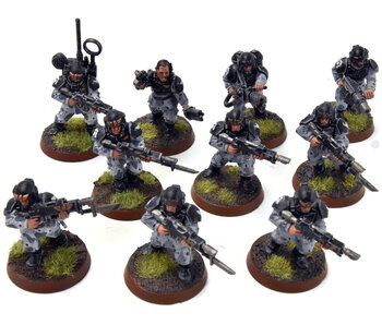 ASTRA MILITARIUM 10 Cadian Shock Troops #14 WELL-PAINTED Warhammer 40K
