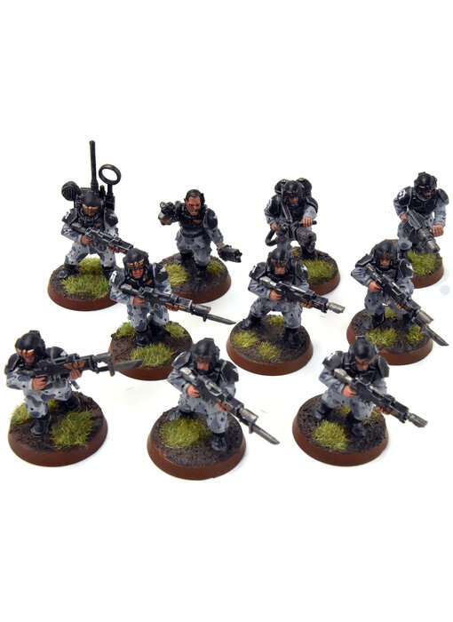 ASTRA MILITARIUM 10 Cadian Shock Troops #14 WELL-PAINTED Warhammer 40K