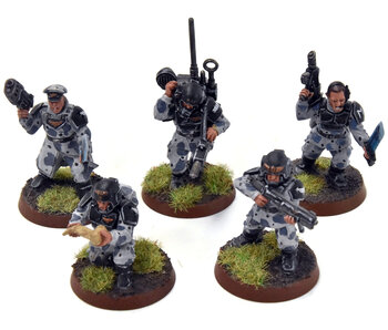 ASTRA MILITARIUM 5 Cadian Command Squad #5 WELL-PAINTED Warhammer 40K