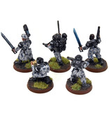 Games Workshop ASTRA MILITARIUM 5 Cadian Command Squad #5 WELL-PAINTED Warhammer 40K