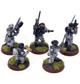 Games Workshop ASTRA MILITARIUM 5 Cadian Command Squad #5 WELL-PAINTED Warhammer 40K