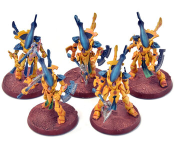 ELDAR 5 Wraithblades #1 Warhammer 40K WELL PAINTED IYANDEN