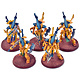 ELDAR 5 Wraithblades #1 Warhammer 40K WELL PAINTED IYANDEN
