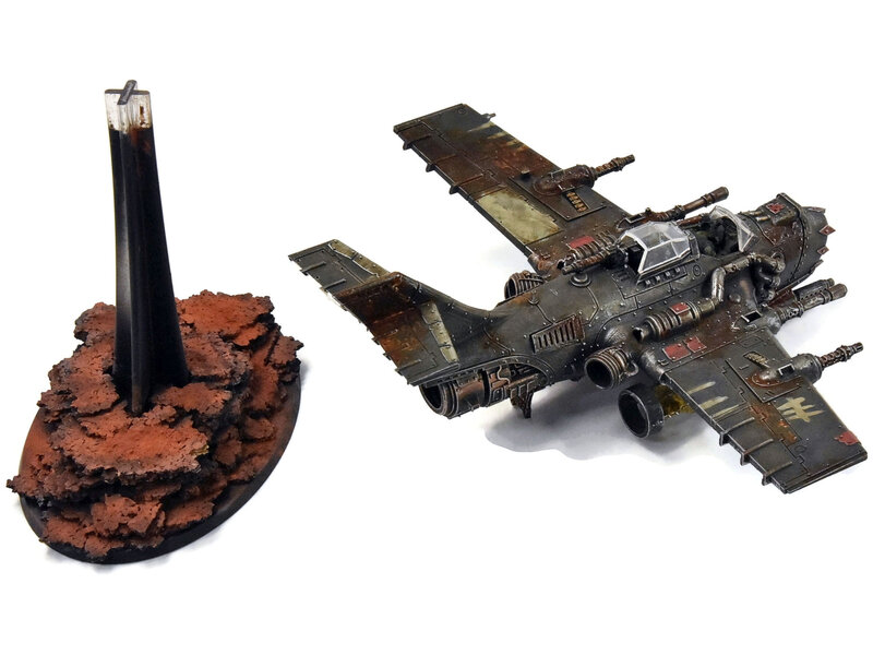 Games Workshop ORKS Dakkajet #1 WELL PAINTED Warhammer 40K