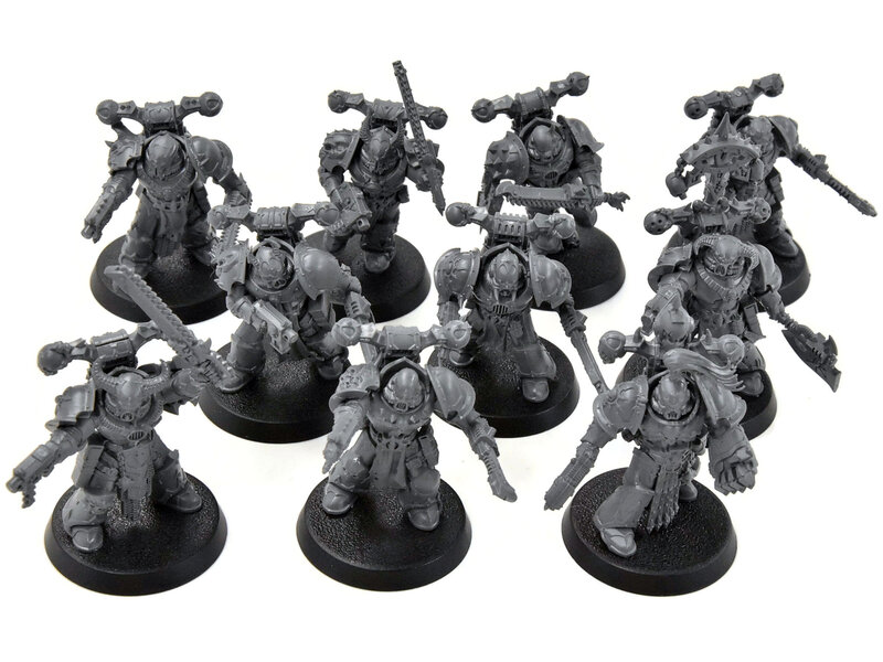 Games Workshop CHAOS SPACE MARINES 10 Legionnaries #2 Warhammer 40K
