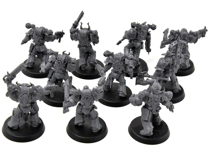 Games Workshop CHAOS SPACE MARINES 10 Legionnaries #2 Warhammer 40K