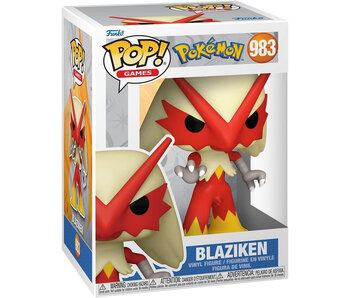 Pop! Pokemon 3.75 Inch Action Figure - Blaziken #983