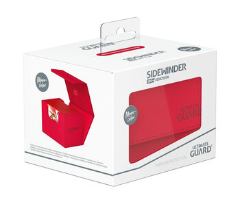 Ultimate Guard Deck Case Sidewinder 100+ Monocolor Red