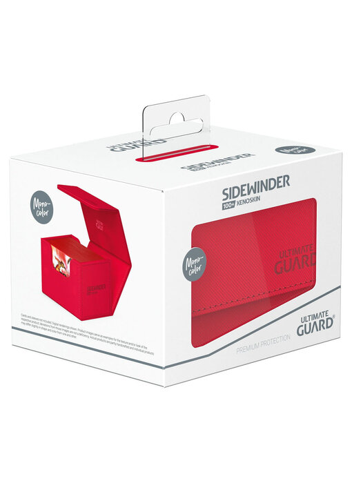 Ultimate Guard Deck Case Sidewinder 100+ Monocolor Red