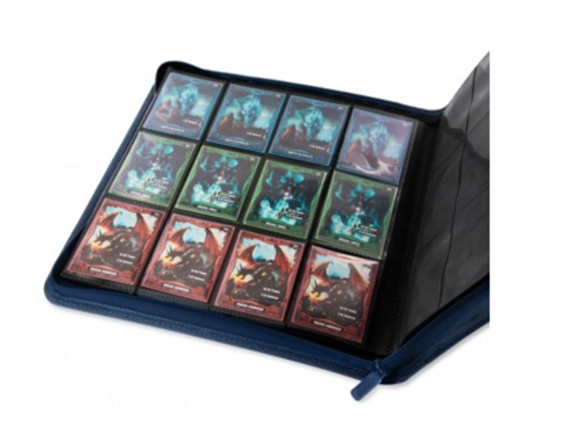 Ultimate Guard Ultimate Guard Quadrow Zipfolio Xenoskin 12pkt Dark Blue