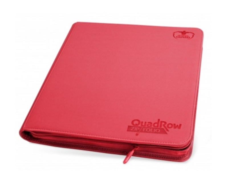 Ultimate Guard Ultimate Guard Quadrow Zipfolio Xenoskin 24pkt Red