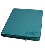 Ultimate Guard Ultimate Guard Quadrow Zipfolio Xenoskin 24pkt Petrol