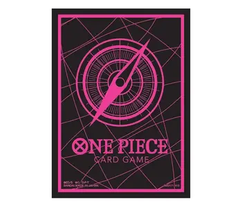 bandai One Piece Trading Card Supplies - Deck Protectors - Dark Pink Compass (70 Sleeves)
