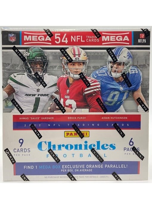 Panini Chronicles Football 2022 Mega Hobby Box