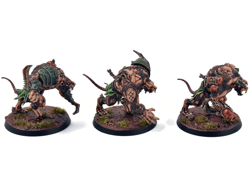 Games Workshop SKAVEN Rat Ogors COMMISSION PRO PAINTED Sigmar
