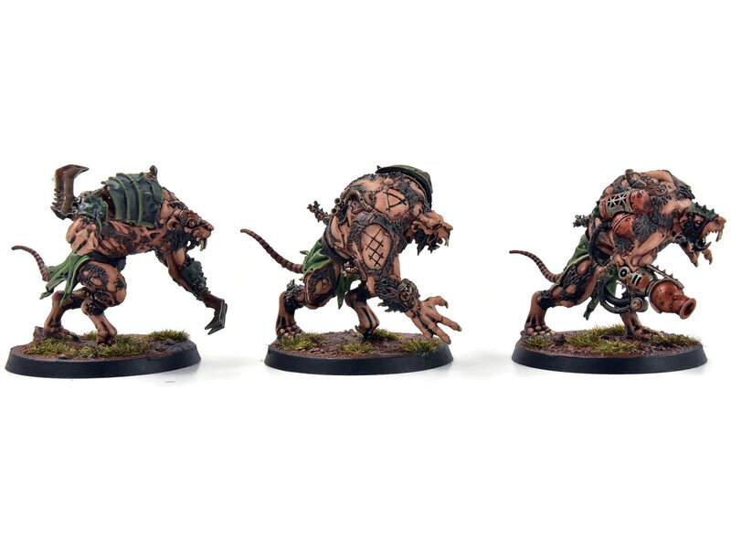 Games Workshop SKAVEN Rat Ogors COMMISSION PRO PAINTED Sigmar