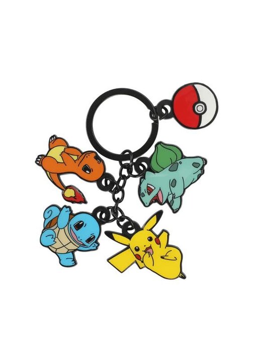 Pokémon - Starter Character Enamel Fill Charm Key Chain