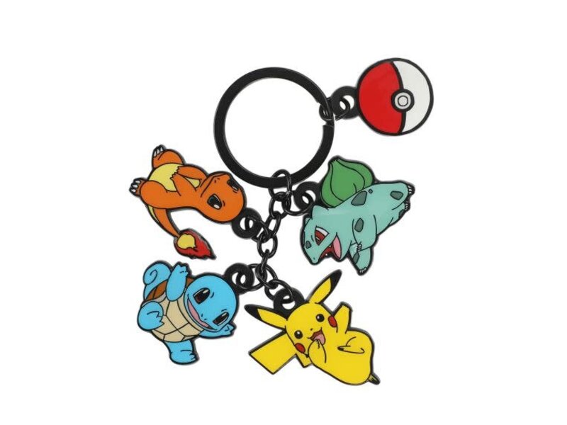 Pokémon - Starter Character Enamel Fill Charm Key Chain