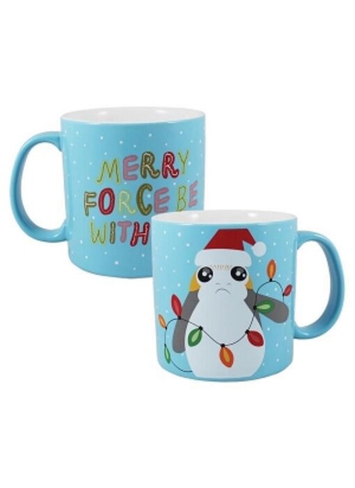 Star Wars - Porg Merry Force Be With You 20 Oz. Ceramic Mug