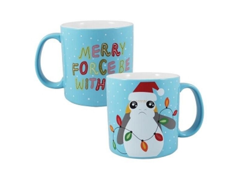 Star Wars - Porg Merry Force Be With You 20 Oz. Ceramic Mug