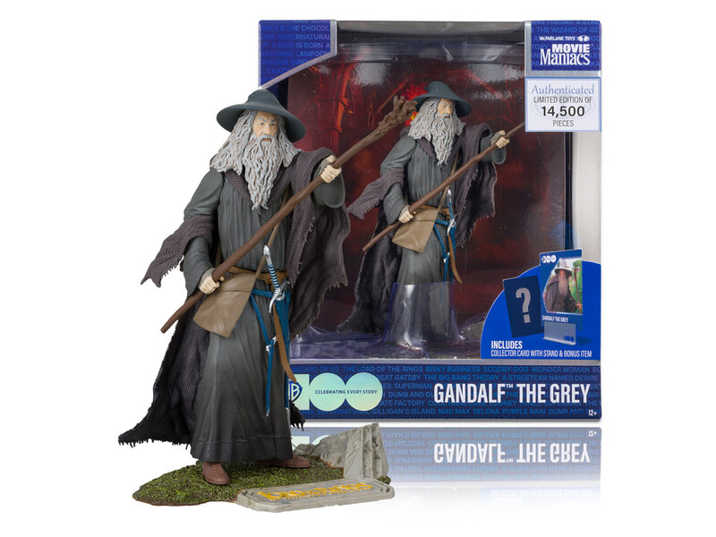 Mcfarlane Movie Maniacs Lord Of The Ring Gandalf 6inches Figure