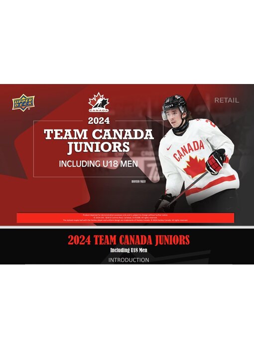 Upper Deck Team Canada Juniors Hockey 2024 Blaster