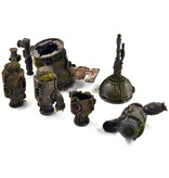Games Workshop WARHAMMER 40K Sector Mechanicus Scenery Terrain Ruins #1 WELL PAINTED 40K