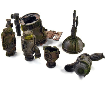 WARHAMMER 40K Sector Mechanicus Scenery Terrain Ruins #1 WELL PAINTED 40K