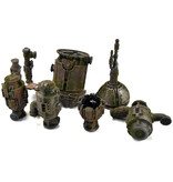 Games Workshop WARHAMMER 40K Sector Mechanicus Scenery Terrain Ruins #1 WELL PAINTED 40K