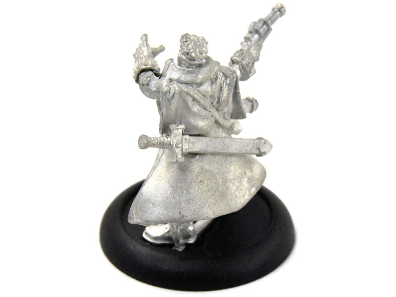 WARMACHINE Cygnar Gun Mage Captain Adept #1 METAL