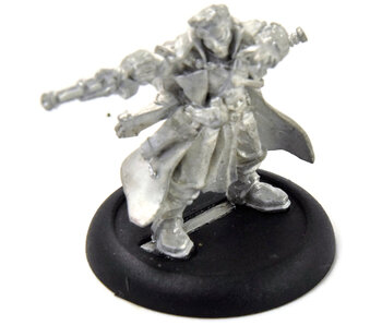WARMACHINE Cygnar Gun Mage Captain Adept #1 METAL
