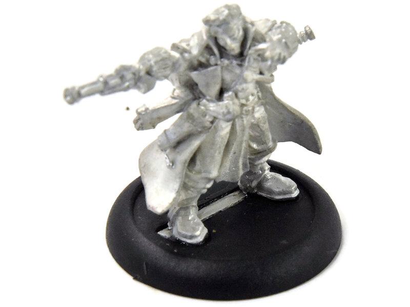 WARMACHINE Cygnar Gun Mage Captain Adept #1 METAL