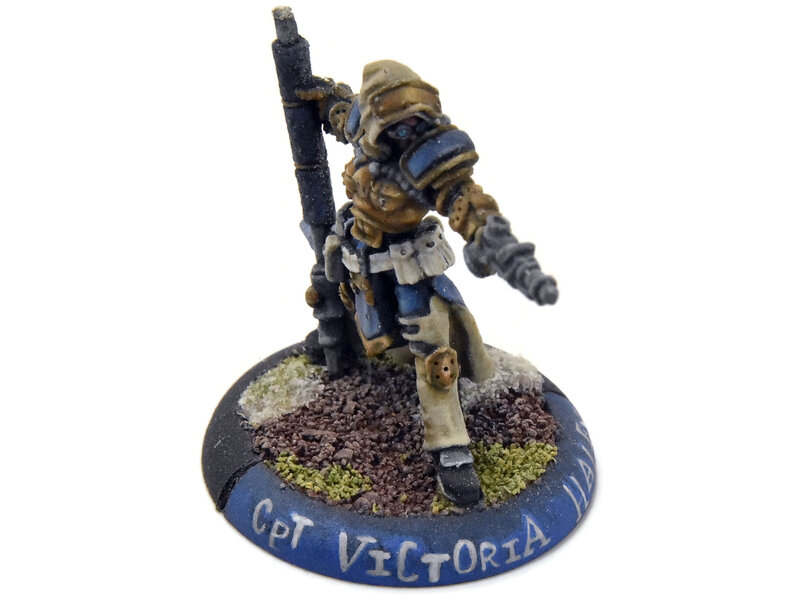 WARMACHINE Cygnar Captain Victoria Hailey #1 METAL
