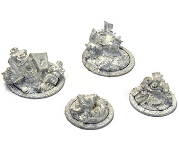 WARMACHINE 4 Objective Markers #1 METAL