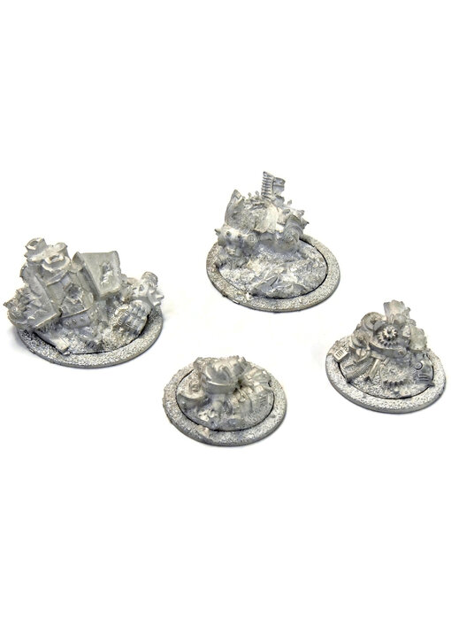 WARMACHINE 4 Objective Markers #1 METAL