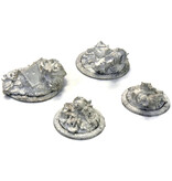 WARMACHINE 4 Objective Markers #1 METAL