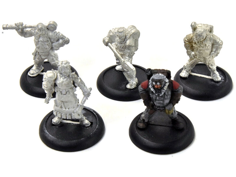 WARMACHINE Khador 5 Mechaniks #1 METAL