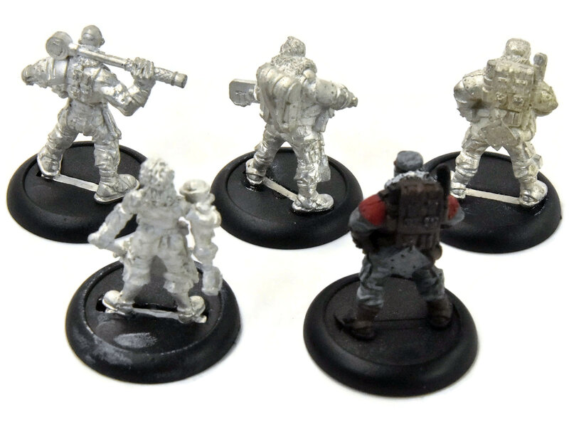 WARMACHINE Khador 5 Mechaniks #1 METAL