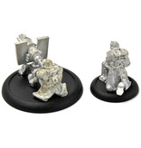 WARMACHINE Cygnar Trencher Chain Gun Crew #1 METAL