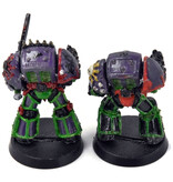 Games Workshop CHAOS SPACE MARINE 2 Slaanesh Terminator #4 METAL Warhammer 40K