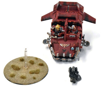 BLOOD ANGEL Land Speeder #2 WELL PAINTED Warhammer 40K