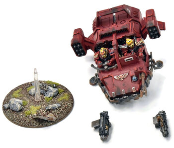 BLOOD ANGELS Land Speeder Typhoon #5 WELL PAINTED Warhammer 40K
