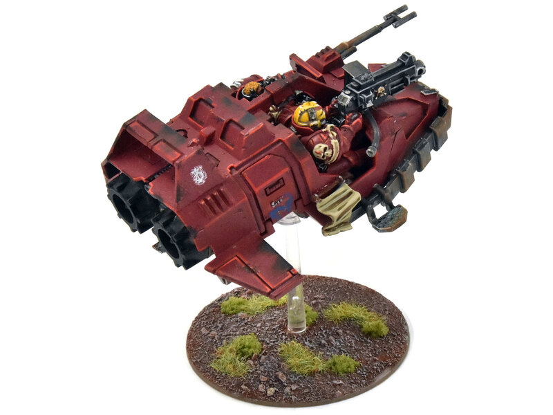 Games Workshop BLOOD ANGEL Land Speeder #1 WELL PAINTED Warhammer 40K