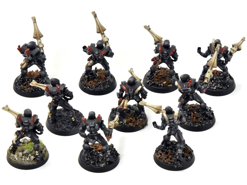 Games Workshop AELDARI 10 Guardians #2 PRO PAINTED Warhammer 40K