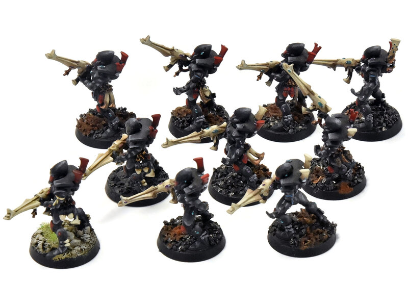 Games Workshop AELDARI 10 Guardians #2 PRO PAINTED Warhammer 40K