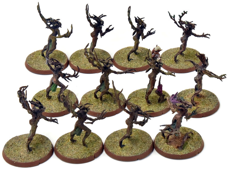 Games Workshop SYLVANETH 12 Dryads #2 WELL PAINTED Sigmar