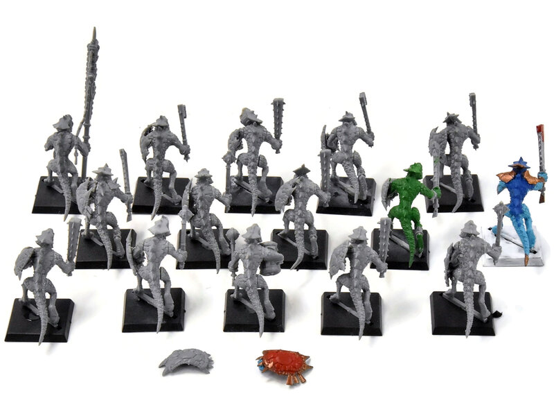 Games Workshop LIZARDMEN 15 Saurus Warriors #2 Fantasy