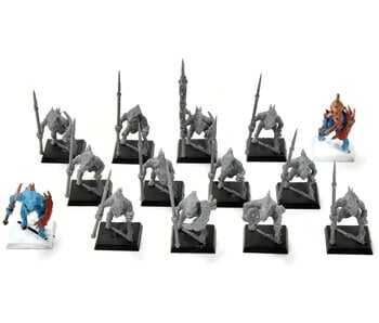 LIZARDMEN 14 Saurus Warriors #1 Missing Shield Fantasy