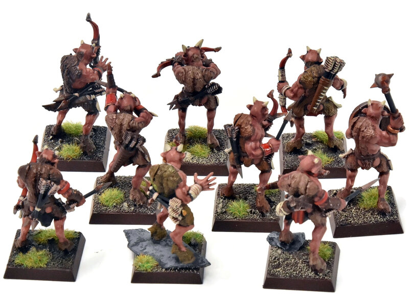 Games Workshop BEASTMEN 9 Ungors With Bows #4 PRO PAINTED Fantasy