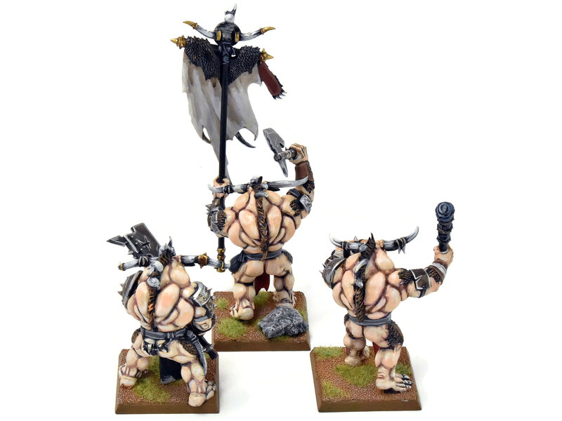 Games Workshop BEASTMEN 3 Minotaur Herd #1 PRO PAINTED Fantasy Minotaurs
